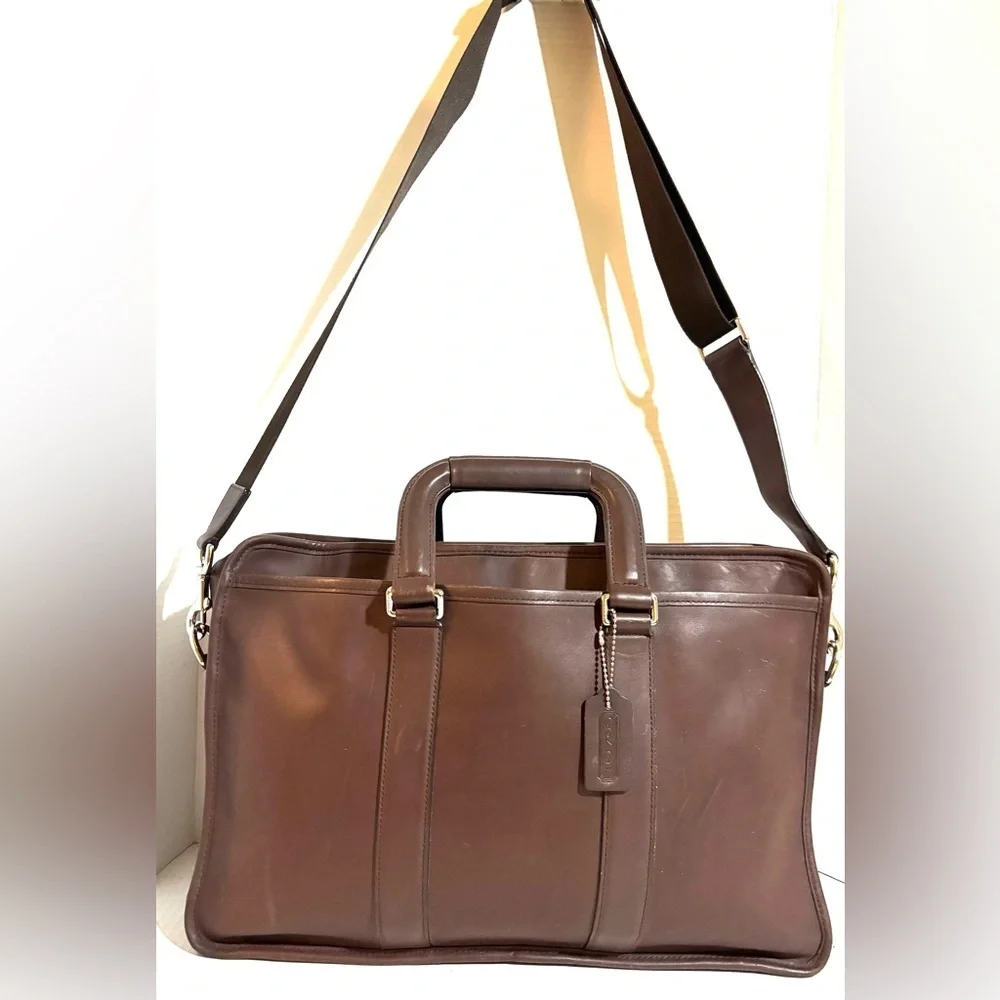 Coach vintage unisex Brown Leather Bag